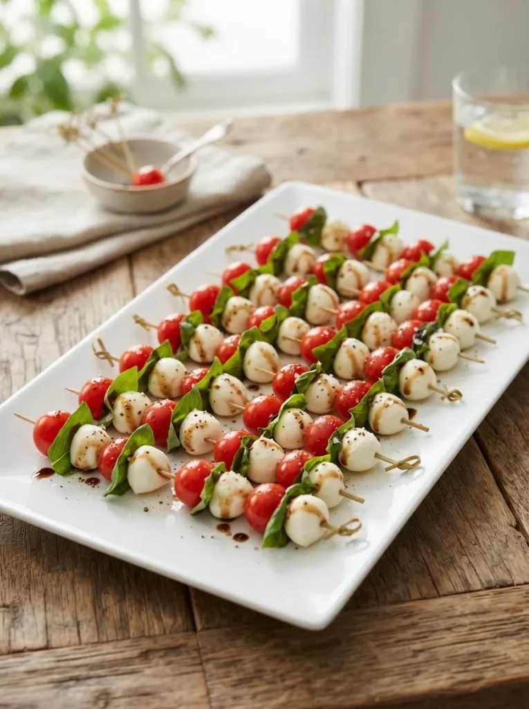 Mini Caprese Skewers