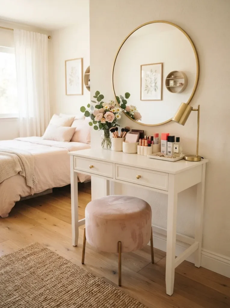 Minimalist Vanity Corner