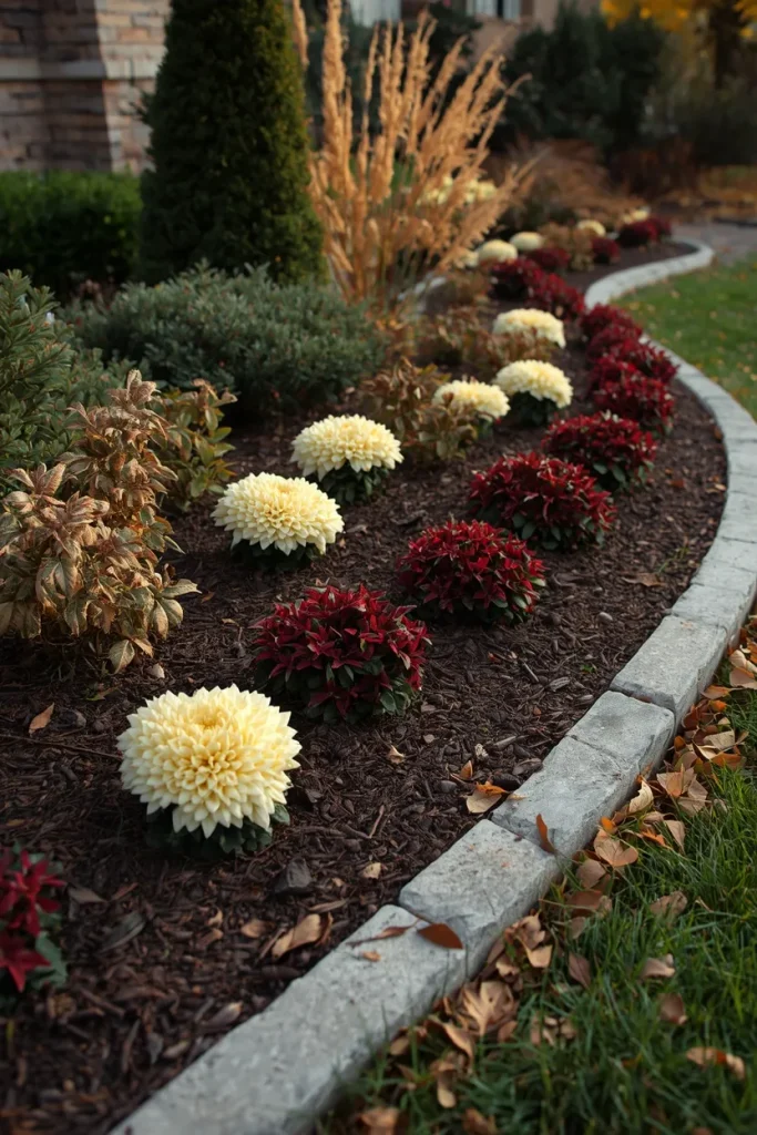 Mulched Flower Beds