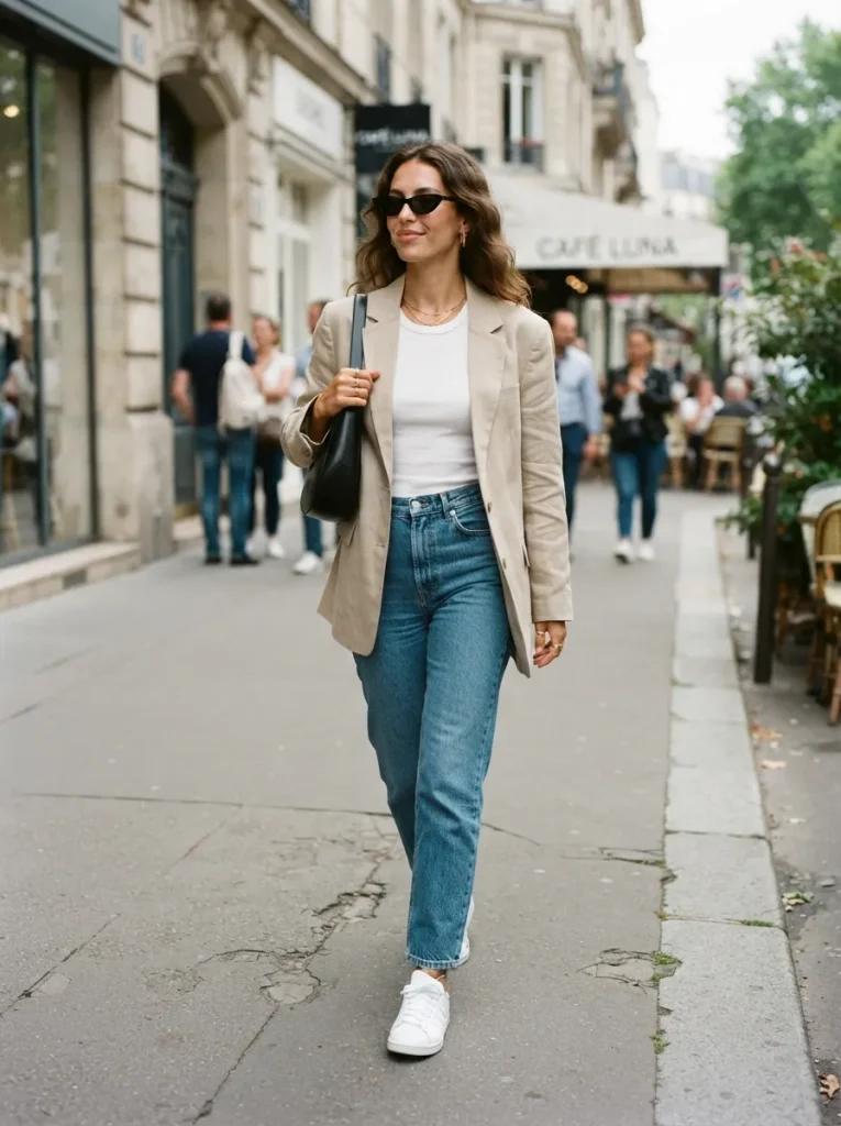 Oversized Blazer Jeans
