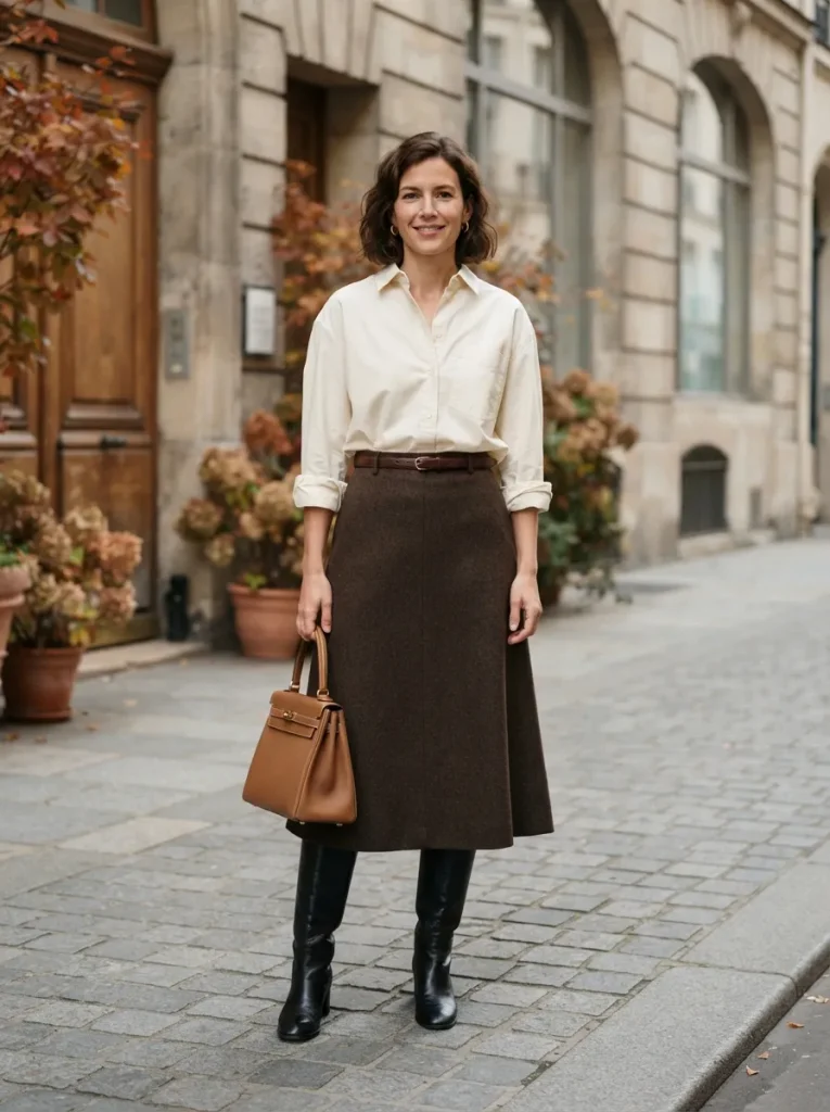 Oversized Shirt Skirt