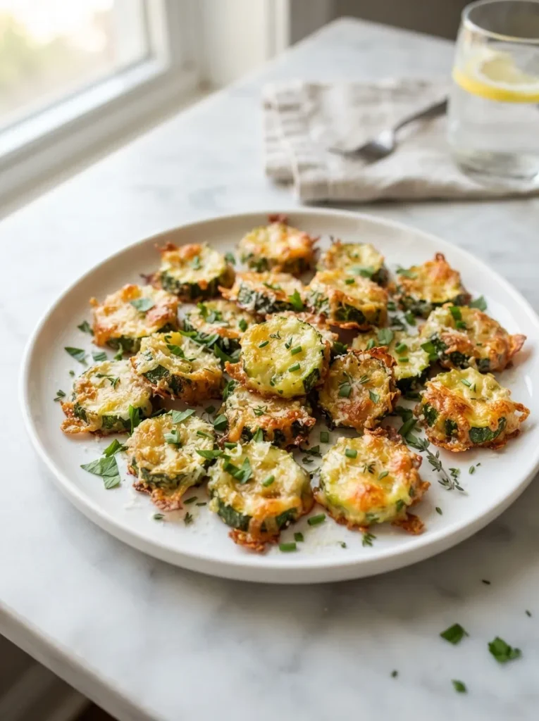 Parmesan Zucchini Bites