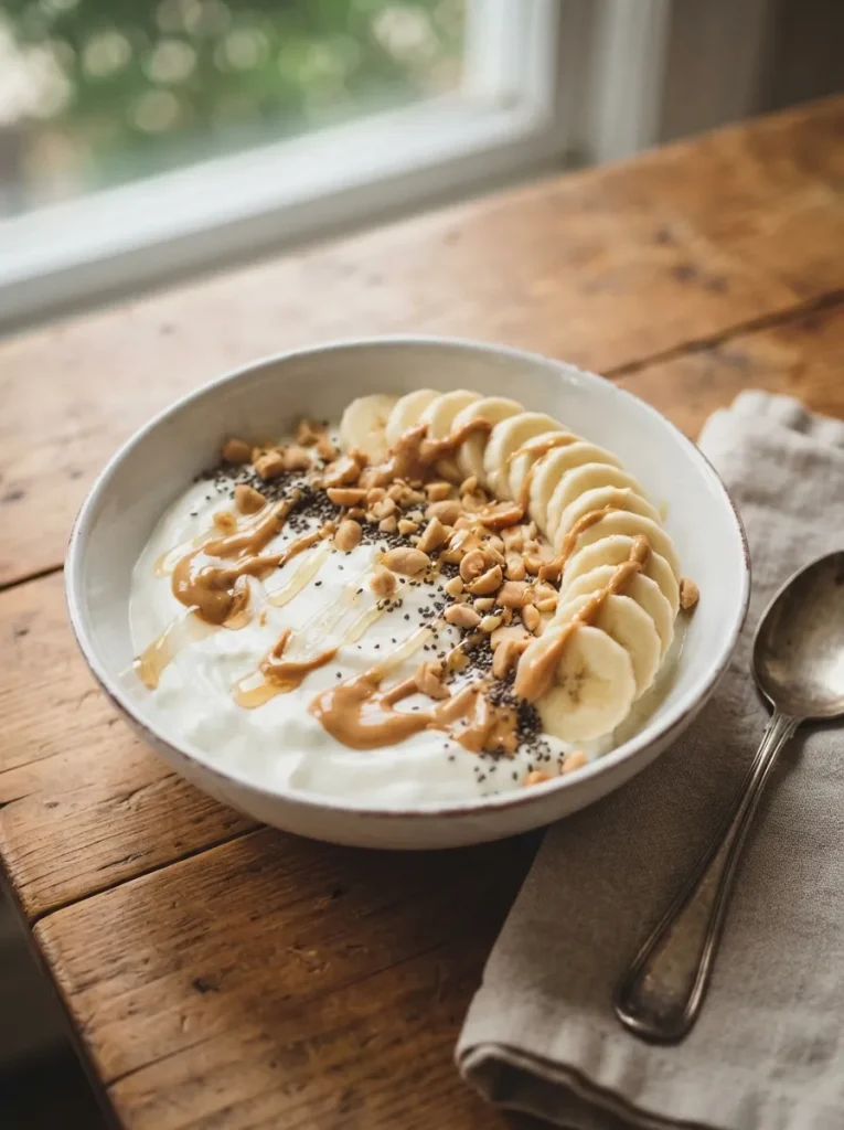 Peanut Butter Banana Yogurt