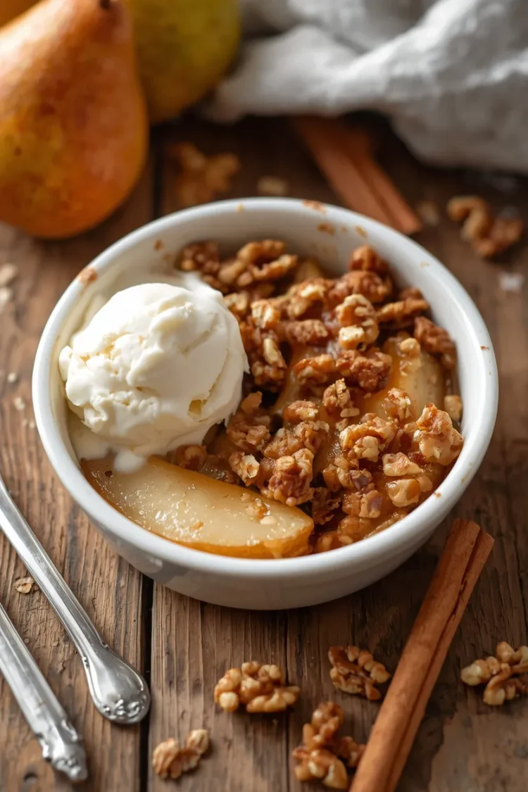Pear Walnut Crisp