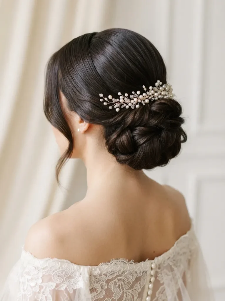Pearl Crown Updo