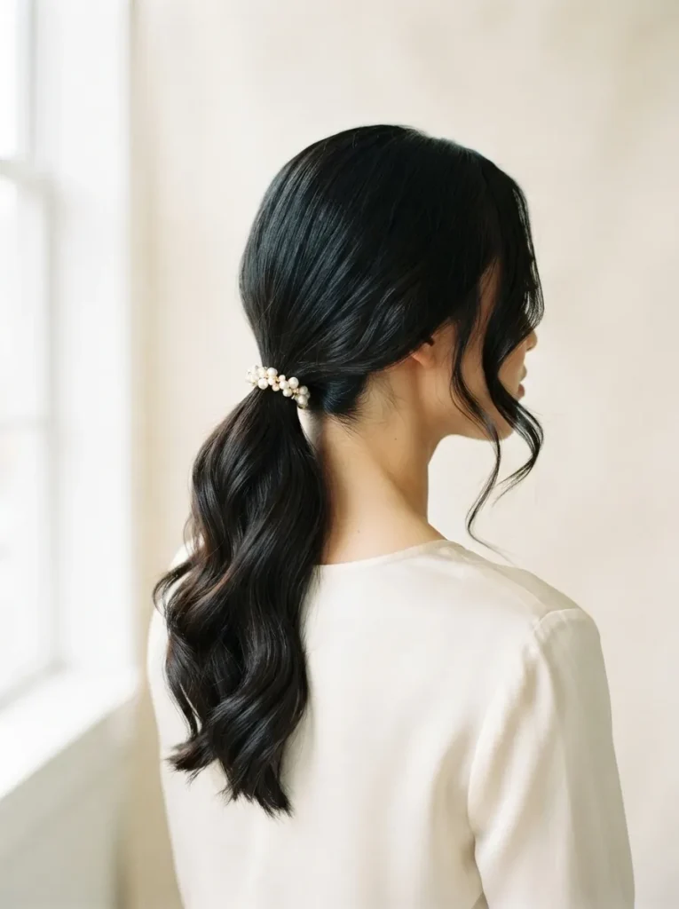 Pearl Low Ponytail