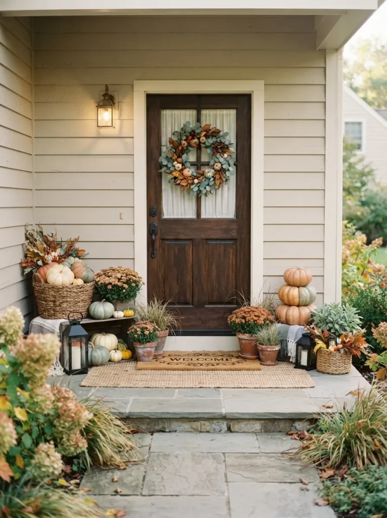 Pumpkin Doorstep Cluster