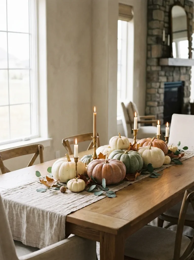 Pumpkin Table Centerpieces