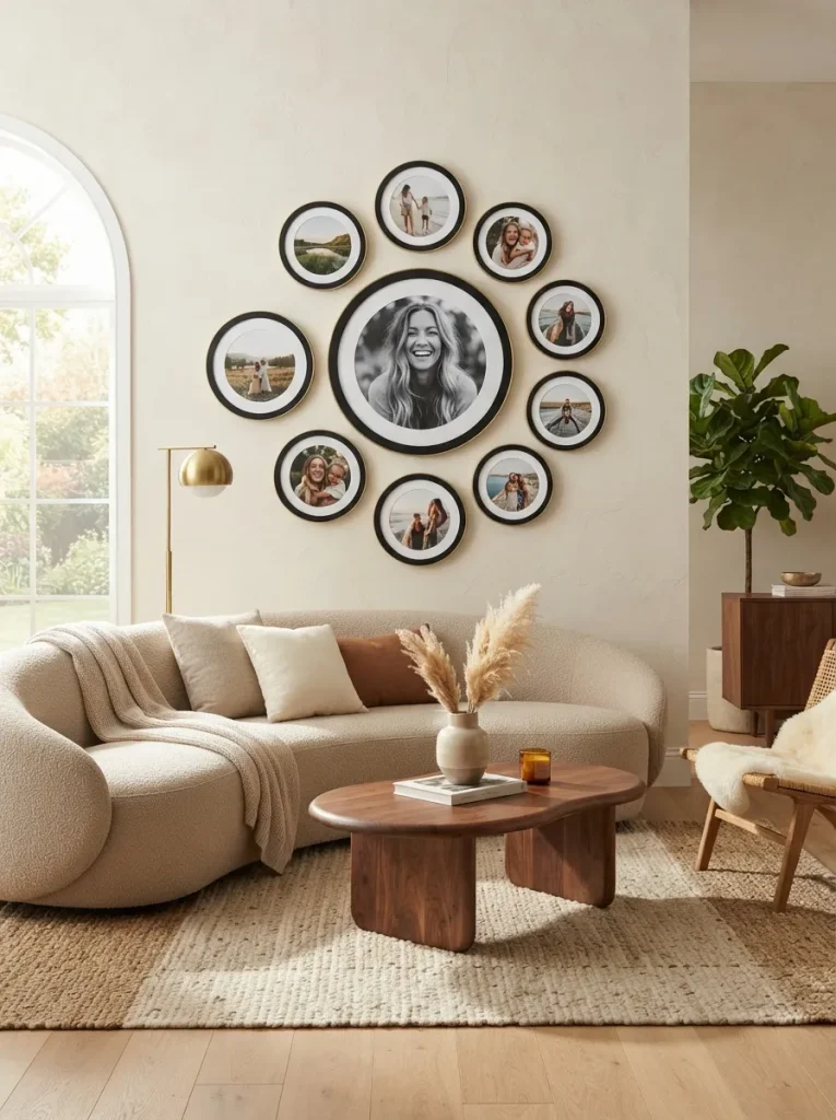 Round Frame Arrangement