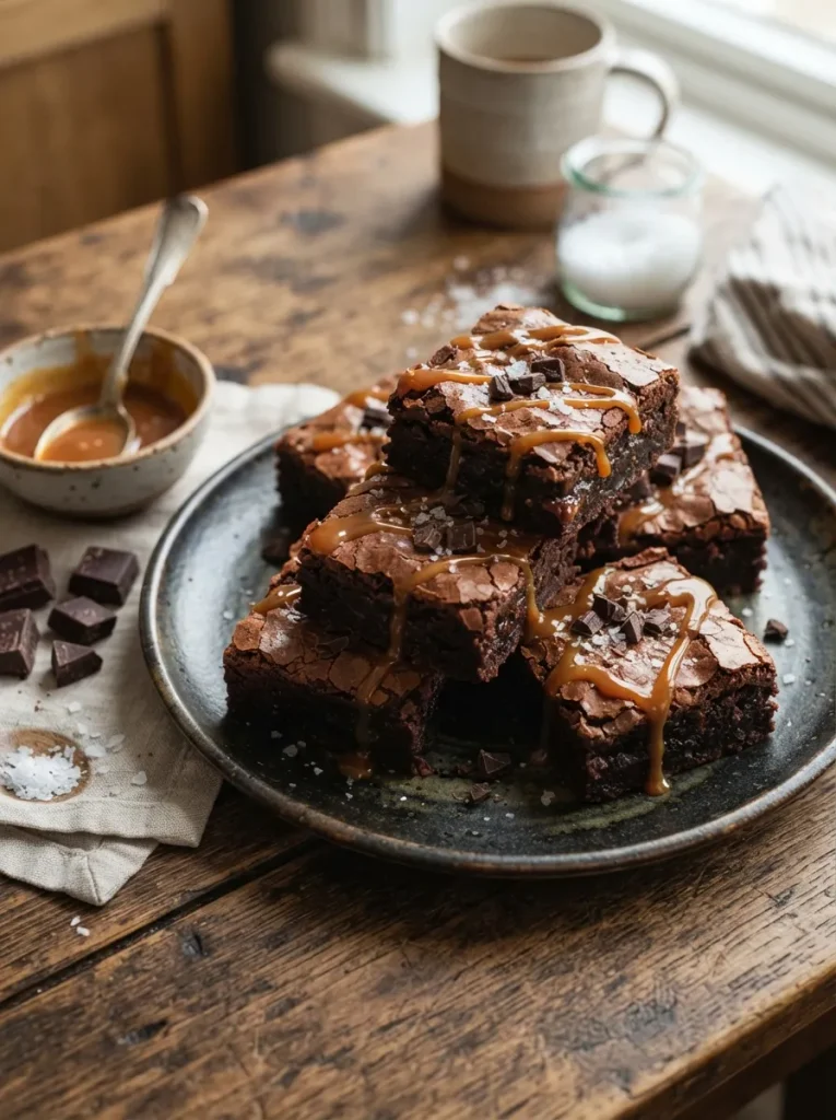 Salted Caramel Brownies