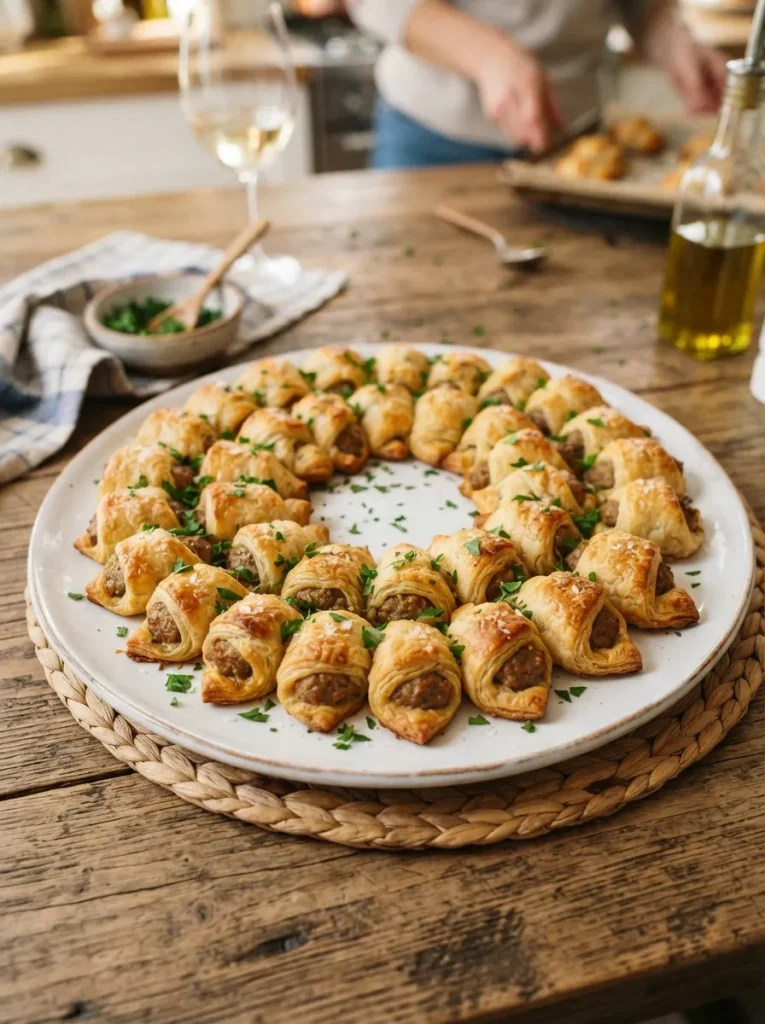 Sausage Crescent Bites