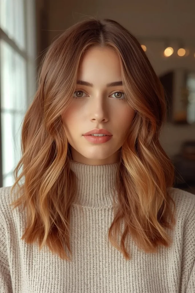 Shoulder-Length Auburn