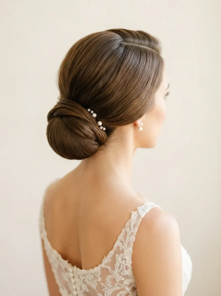 Side-Parted Chignon