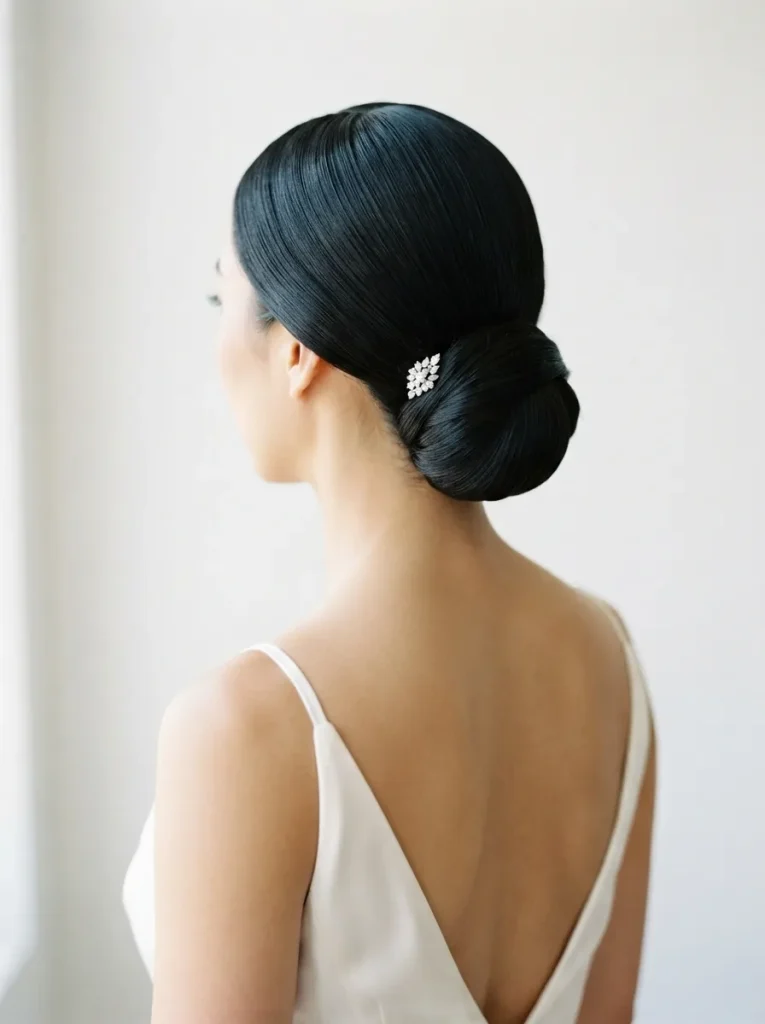 Sleek Bridal Bun