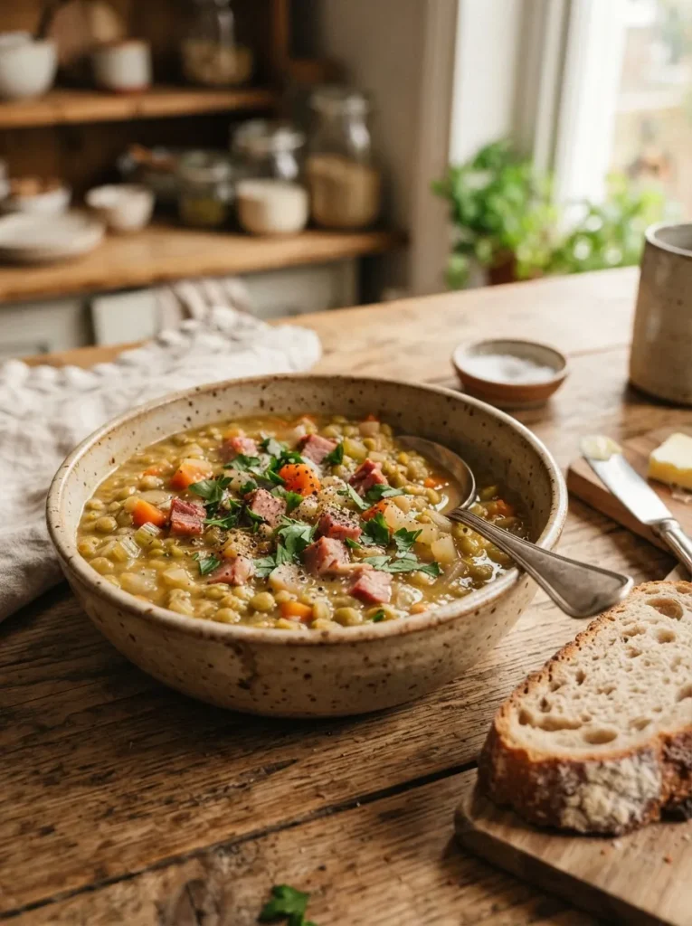 Slow Cooker Split Pea Soup