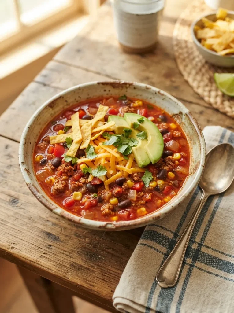 Slow Cooker Taco Soup