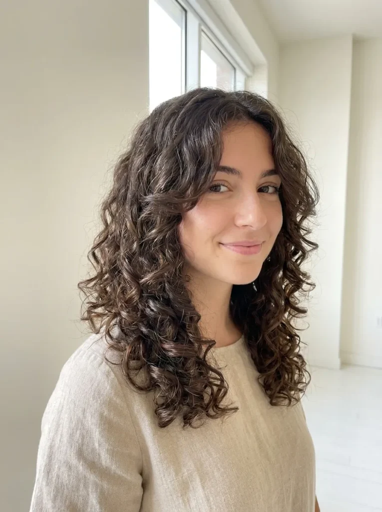 Soft Curly Frame