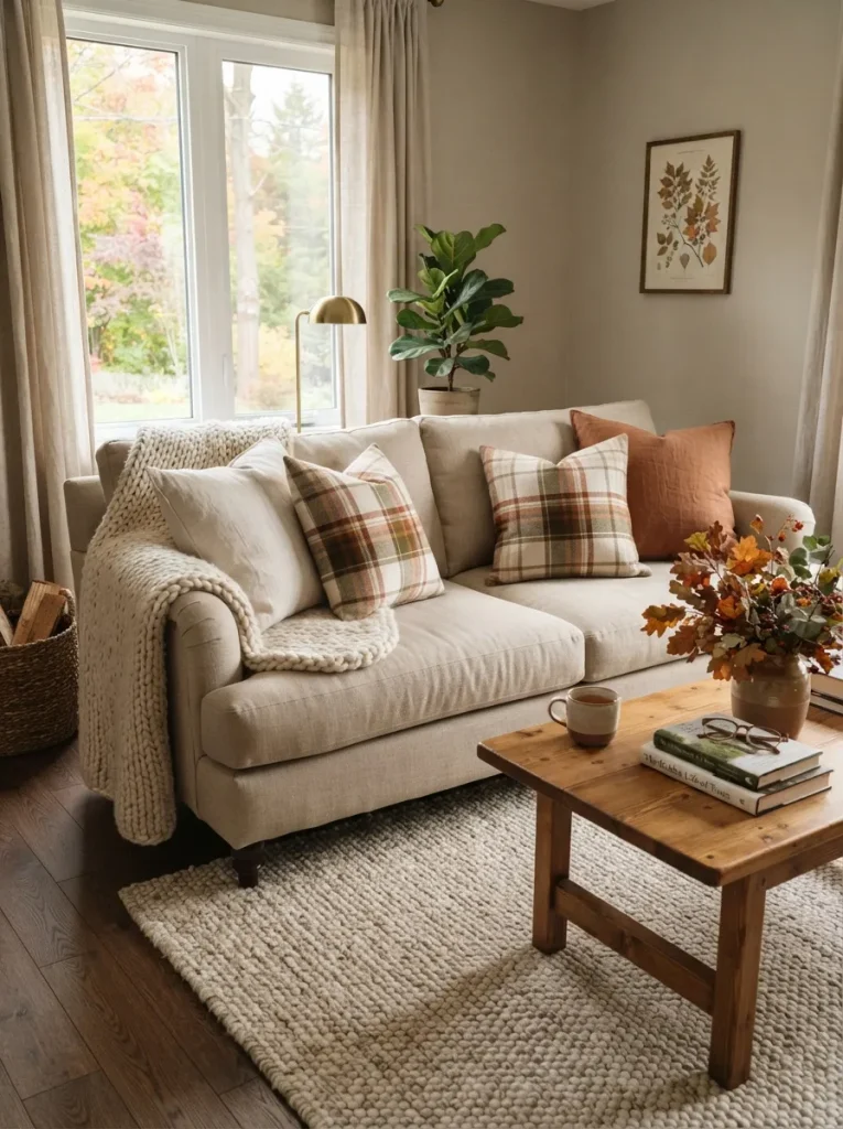 Soft Plaid Cushions