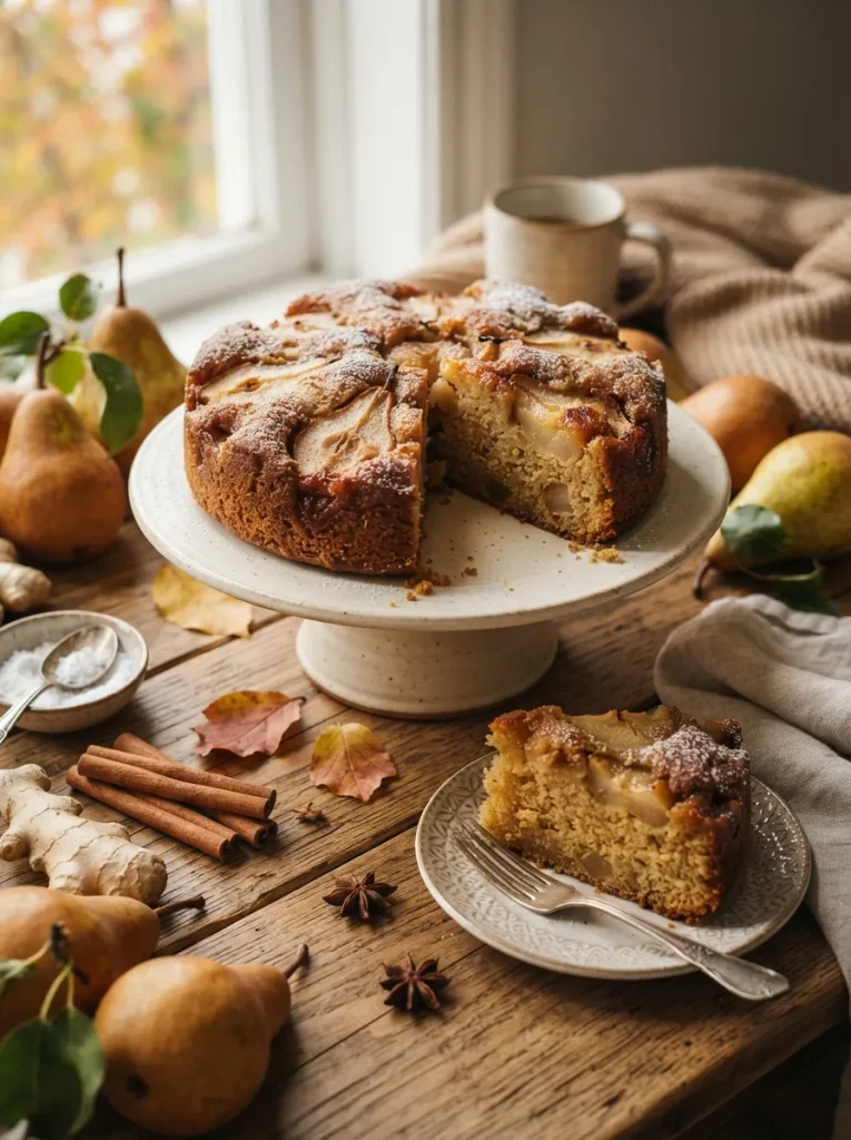 Spiced Pear Cake
