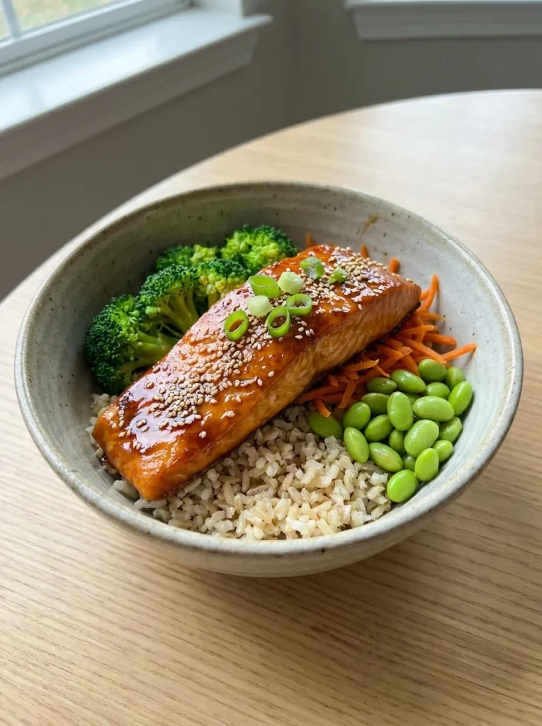 Teriyaki Salmon Bowl
