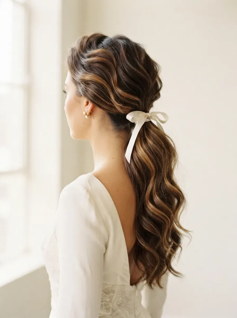 Textured Low Ponytail