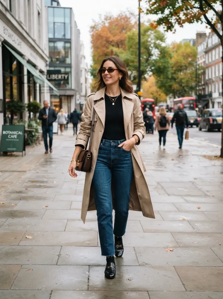 Trench Coat Jeans