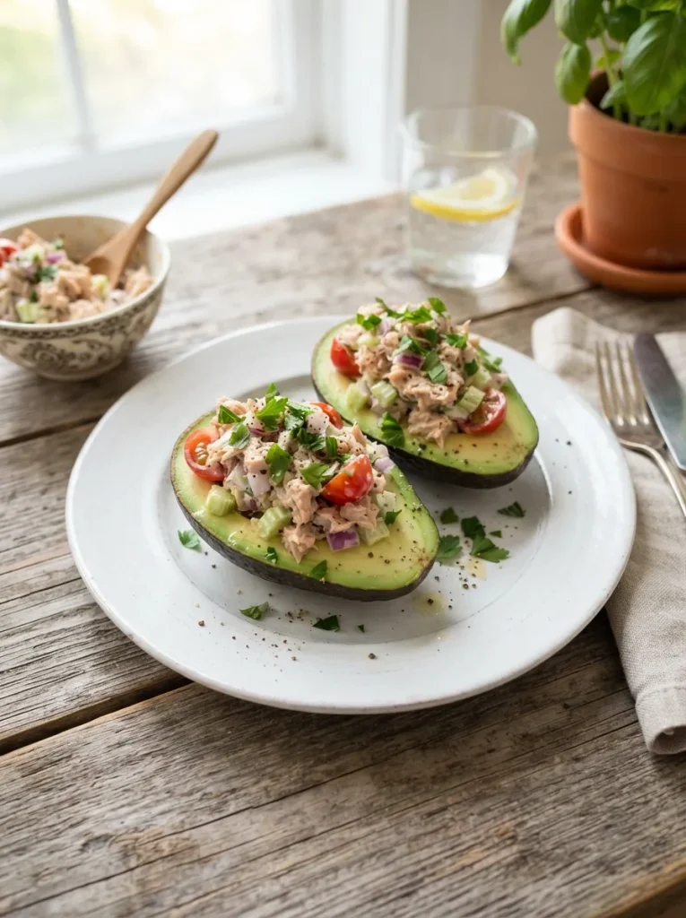 Tuna Avocado Boats