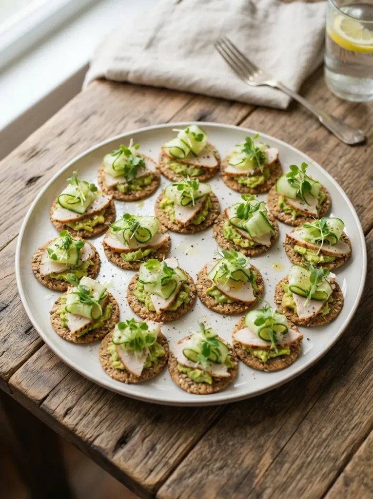 Turkey Avocado Crackers