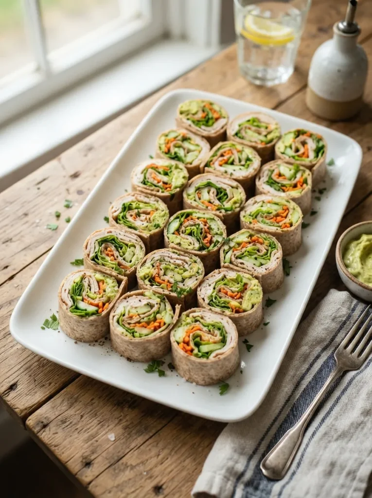 Turkey Avocado Pinwheels