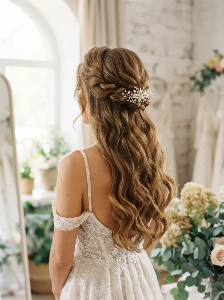 Twisted Half-Up Style