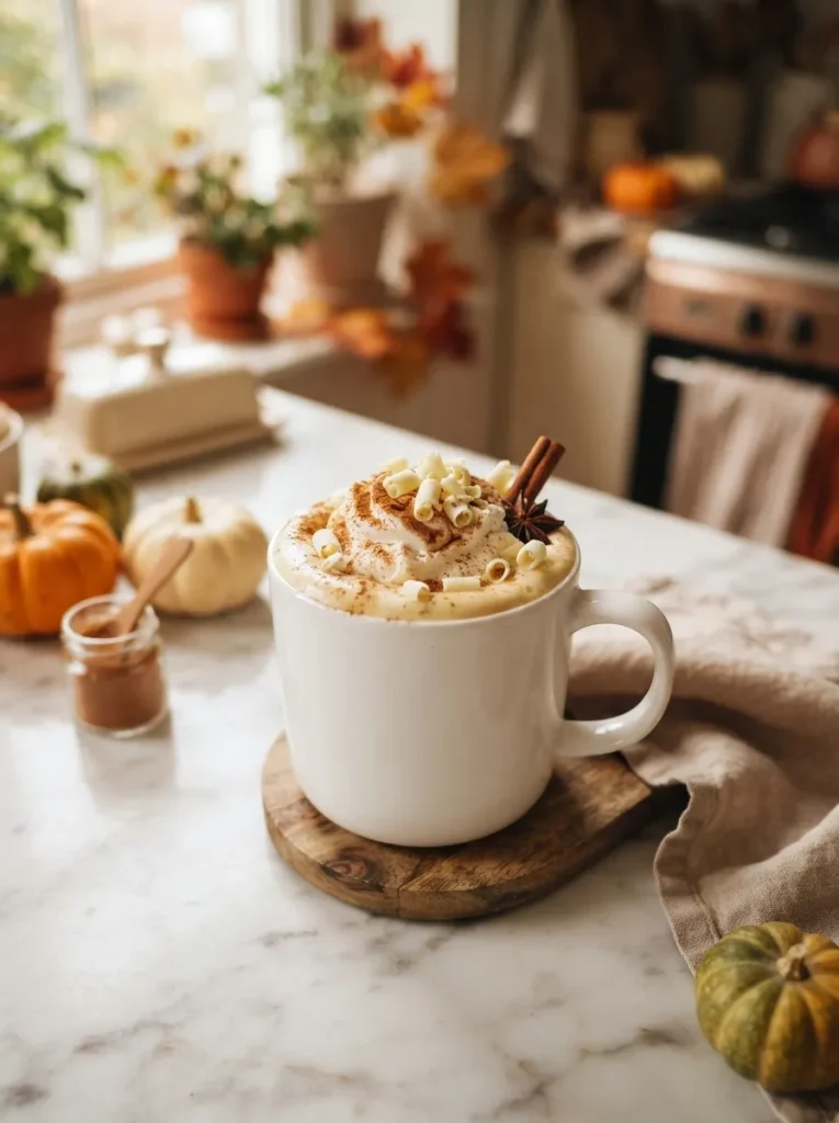 White Chocolate Pumpkin Latte