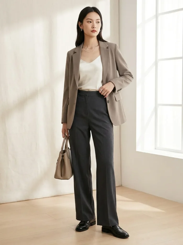 Wide-Leg Trouser Look