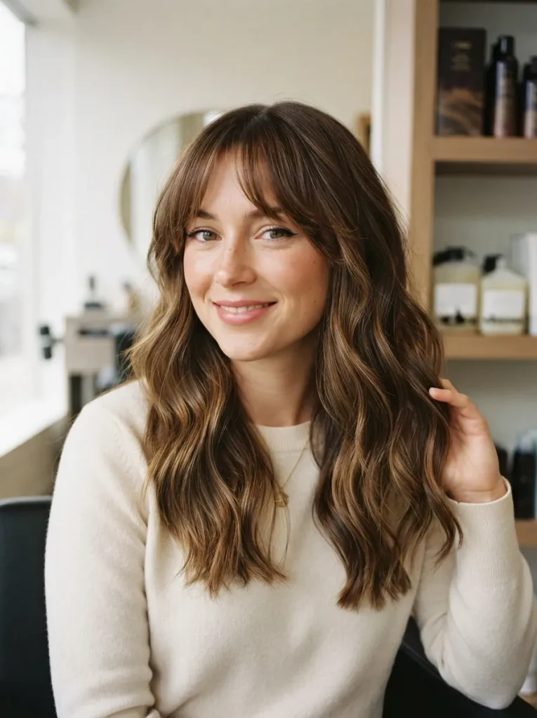 Wispy Curtain Bangs