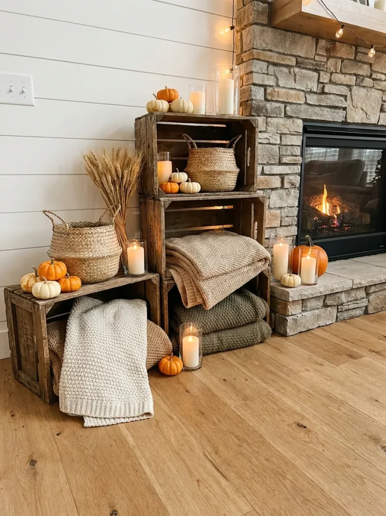 Wooden Crate Display