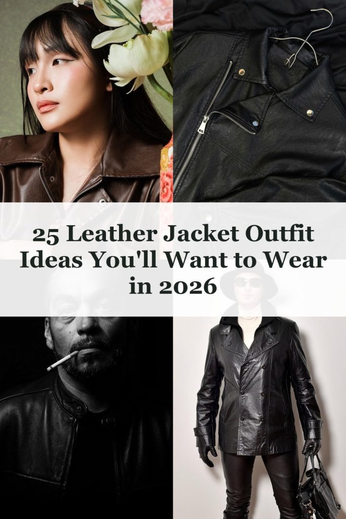 leather jacket outfit