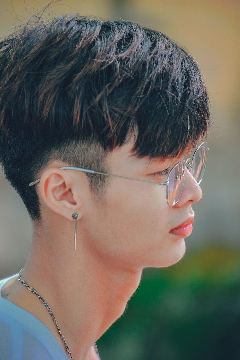 Classic Korean Two Block Haircut - two block haircut men