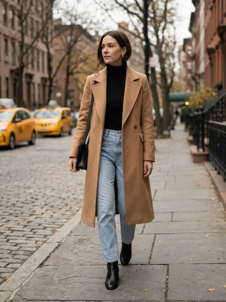 Black Turtleneck Denim