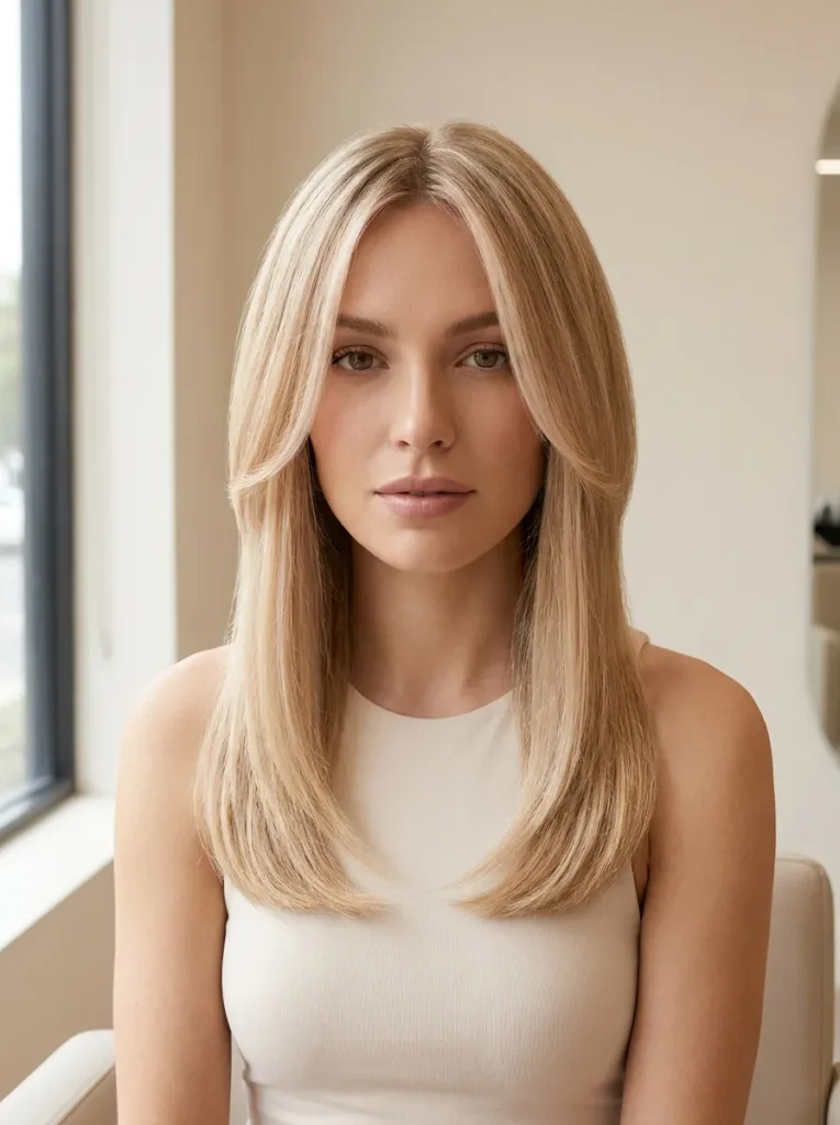 Blonde Face Frame