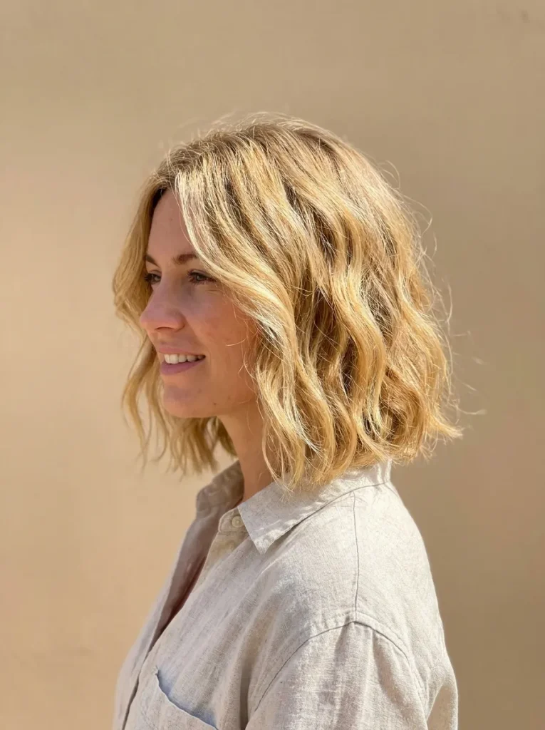 Bob with Beach Waves