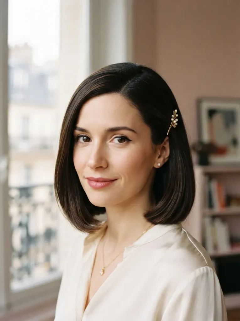 Bob with Side Part