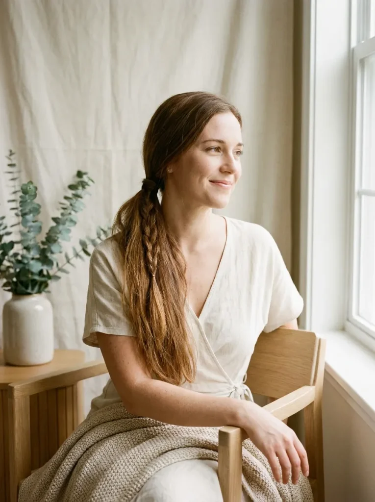Braided Low Pony