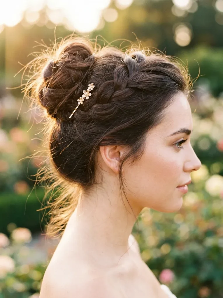 Braided Messy Bun