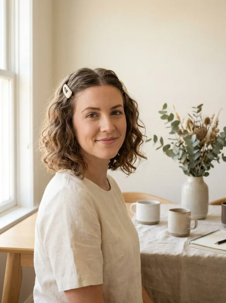 Clipped Back Curls