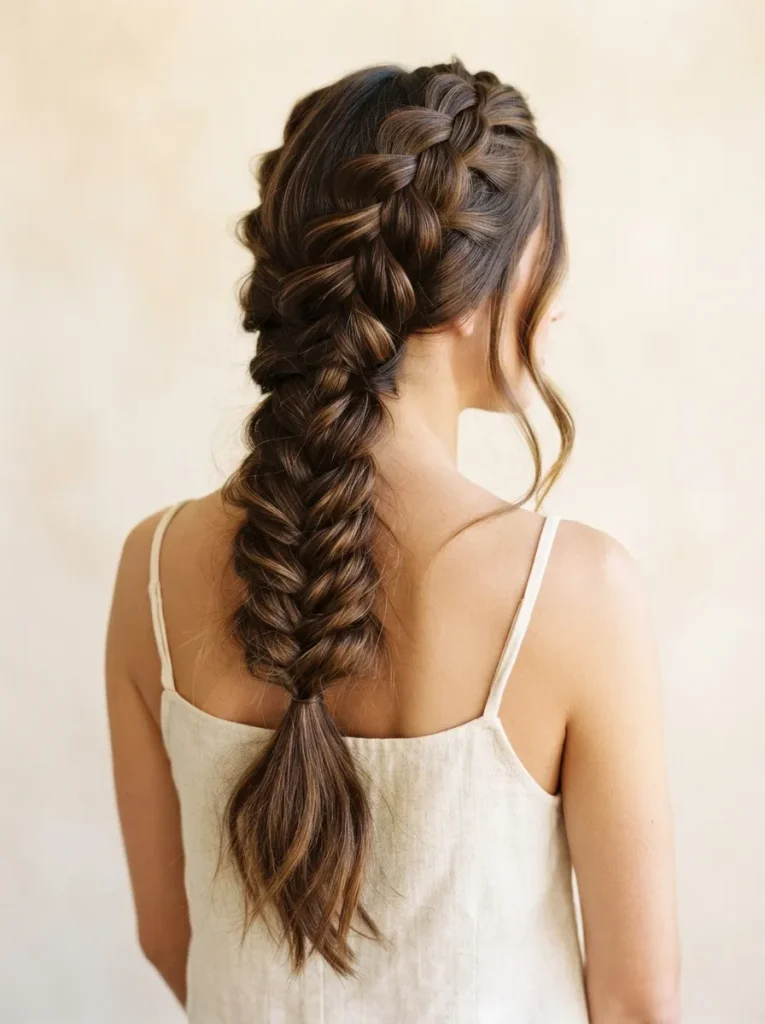 Dutch Fishtail Braid