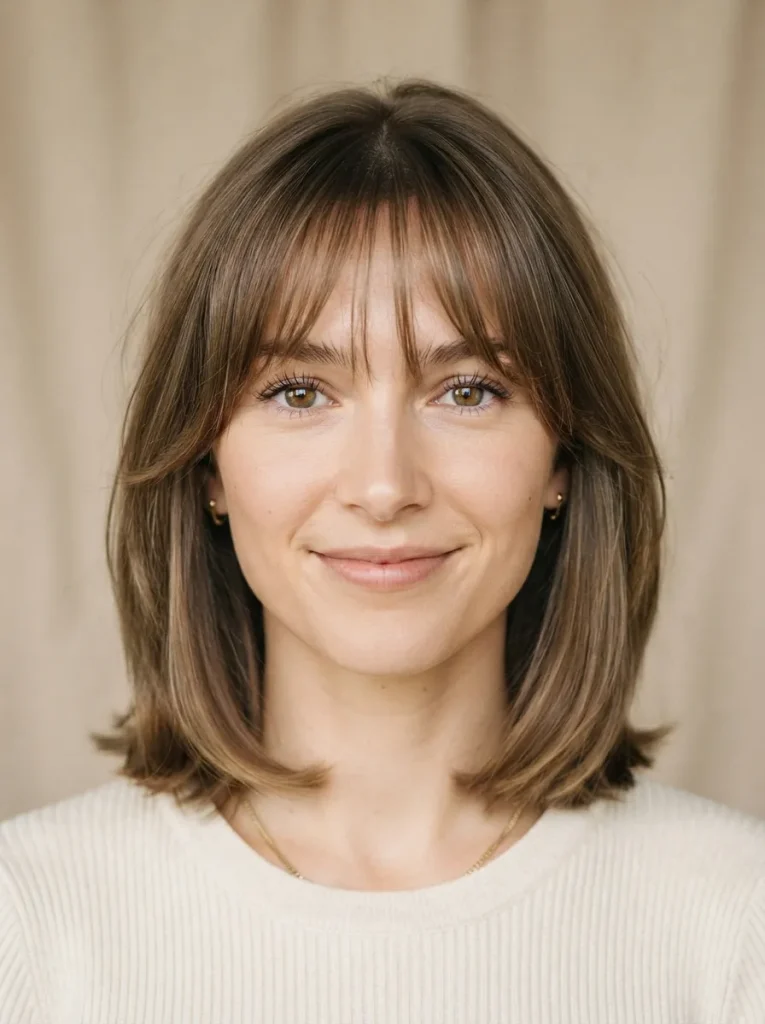 Feathered Wispy Bangs