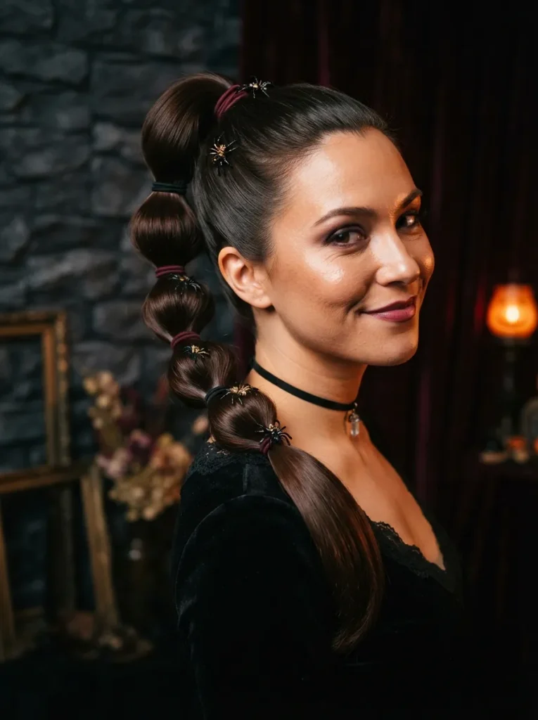 Haunted Bubble Ponytail