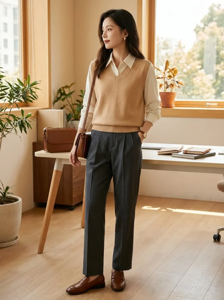 Layered Sweater Vest