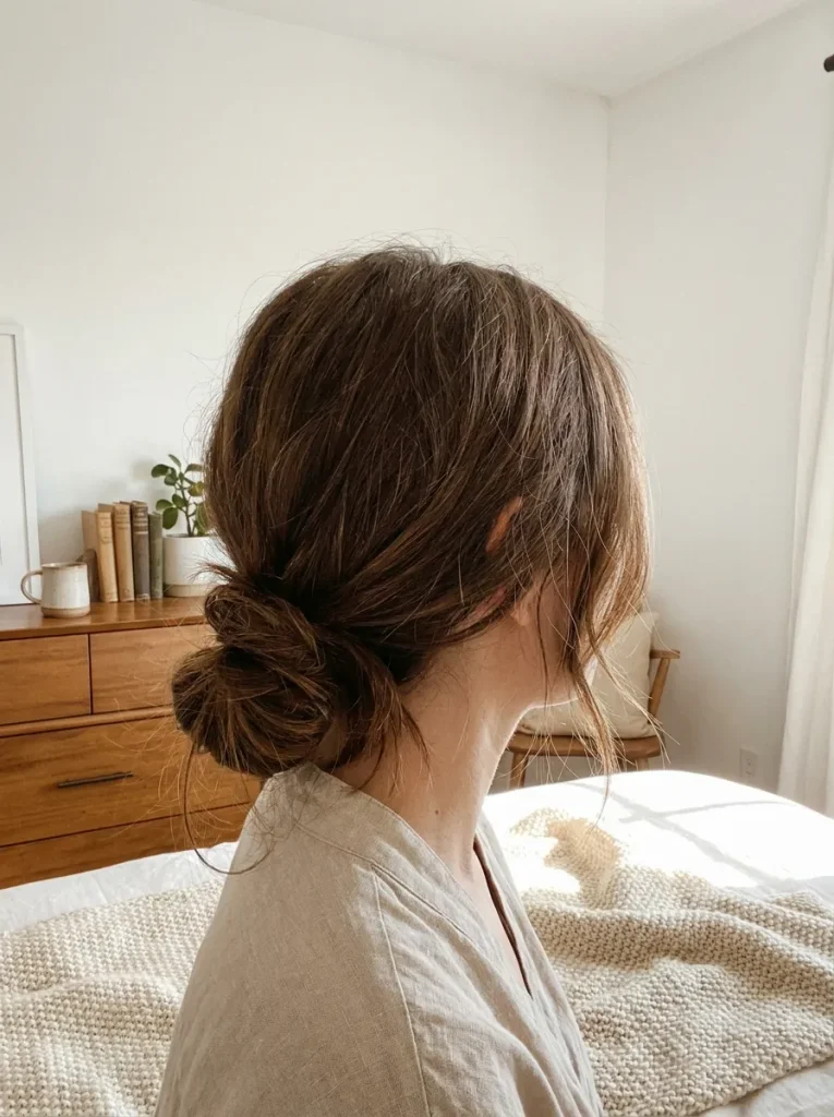 Low Messy Bun