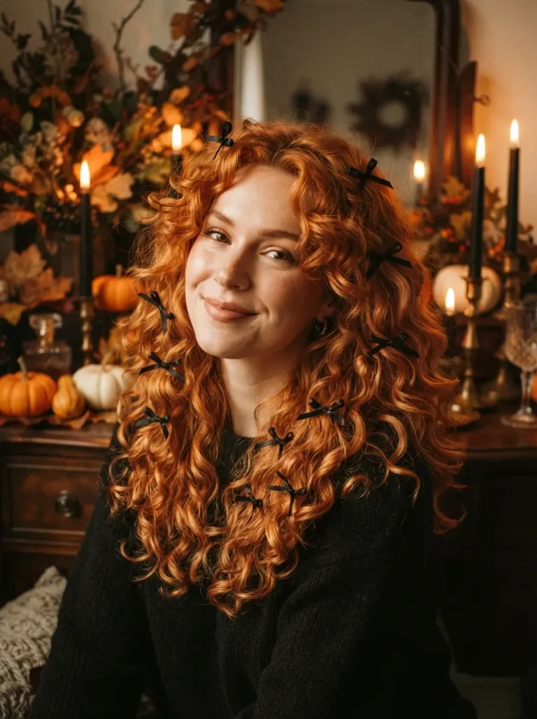 Pumpkin Orange Curls