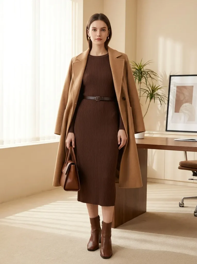 Ribbed Knit Dress